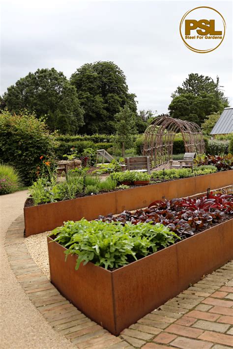 corten steel vegetable box 3 x 7|corten stands for sale.